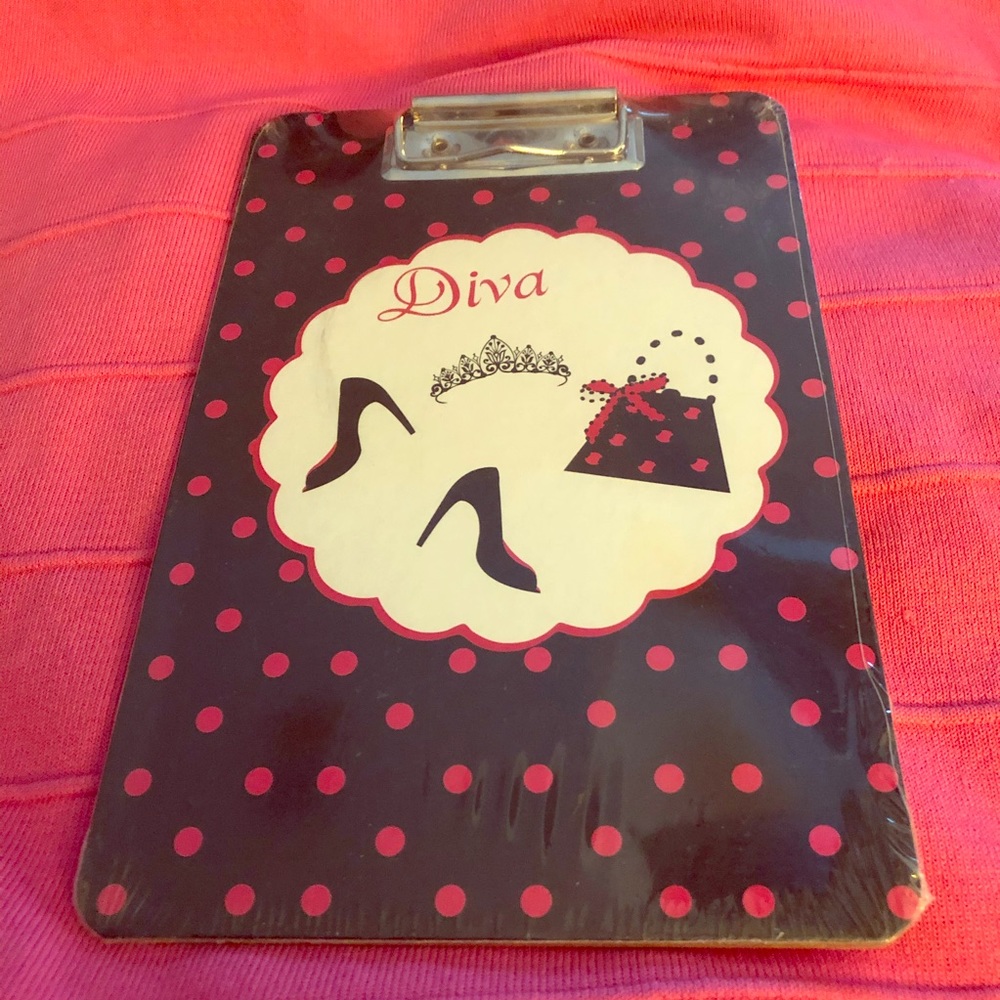 Girly Girl Small Diva Clip Board